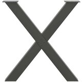 vidaXL Noge blagovaonski stol X-oblika 3 kom 70x(72-73) cm čelik | shoptok.hr