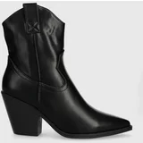 Answear Lab Kavbojski škornji ženski, črna barva
