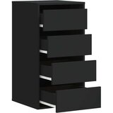  Kutna komoda s ladicama crna 40x41x76 cm od konstruiranog drva | shoptok.hr