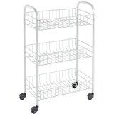 Metaltex Kuhinjski voziček s 3 košarami Siena bel, (20771677) | Shoptok.si