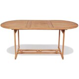  Vrtni stol 180 x 90 x 75 cm masivna tikovina | shoptok.hr