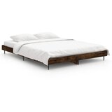  Okvir za krevet boja hrasta 135x190 cm konstruirano drvo | shoptok.hr