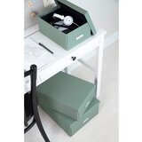 Bigso Kartonska kutija za pohranu plavozelena s poklopcem 34,5x45x18,5 cm Katrin Canvas Paper Laminate – | shoptok.hr