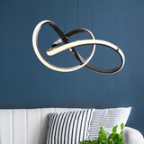 Zuma line MD9717-1-3BCD - led luster na sajli indigo LED/44W/230V crna | Eponuda.com