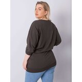 RELEVANCE Blouse-RV-BZ-6388.55P-dark khaki | Shoptok.si