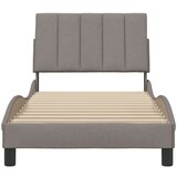  posteljni okvir brez vzmetnice Taupe 80x200 cm Tkanina | Shoptok.si