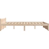  Okvir za krevet od masivnog drva 150 x 200 cm veliki bračni | shoptok.hr
