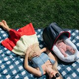 DockATot Zaščita pred soncem in mrčesu Deluxe+ Endless Blue | Shoptok.si