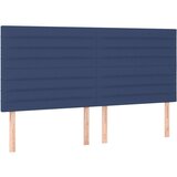 vidaXL okvir za krevet s uzglavljem plavi 180 x 200 cm od tkanine | shoptok.hr