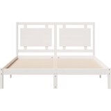  Dugi okvir kreveta bez madraca bijeli 160 x 210 cm masivno drvo | Eponuda.ba