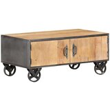  Klubska mizica 90x50x39 cm trden predelan les Cene