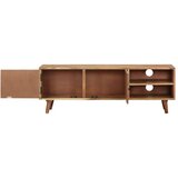 TV ormarić 115 x 30 x 39 cm od masivnog bagremovog drva | shoptok.hr