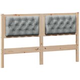  Uzglavlje Ostalo Smeđa i svijetlo siva 150 cm Masivna borovina | shoptok.hr