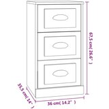  Komoda siva boja betona 36x35 5x67 5 cm od konstruiranog drva | shoptok.hr