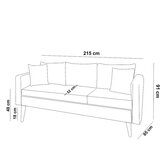 Balcab Home Sofa trosed Sofia Grey | ePonuda.com