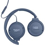 JBL Tune 520C USB-C plave boje kabelske slušalice na ušima | shoptok.hr