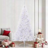  Umjetno božićno drvce Bijela 240 cm PVC i čelik | shoptok.hr