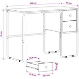  Stol s pohranom Hrast sonoma 100 x 50 x 75 cm | shoptok.hr