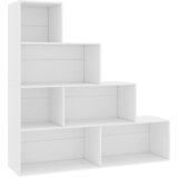 Furnova Knjižna omara/pregrada bela 155x24x160 cm iverna plošča, (21933117) | Shoptok.si