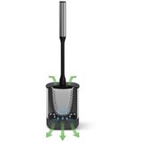 Metaltex Tamno siva WC četka od nehrđajućeg čelika Cleany – | shoptok.hr