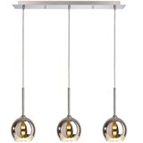 Planetitaly Lestenec 3 LED obeski G9 viseča svetilka steklena krogla lučka miza kuhinja bar restavracija 230V, (20561633) | Shoptok.si