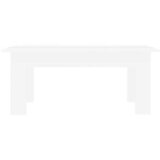  Stolić za kavu bijeli 100 x 60 x 42 cm od konstruiranog drva | shoptok.hr