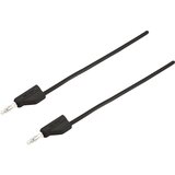 Voltcraft Merilni kabel [vtikač 4 mm - vtikač 4 mm] 1.5 m črne barve MSB-300 zložljiv drug v drugega, (20422884) | Shoptok.si