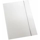 Optima Fascikl kartonski/lak s gumicom 600gr bijeli 60676