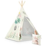 Nukido Teepee šator za djecu bež životinje | shoptok.hr