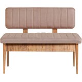 Woody Fashion Trpezarijska klupa Vina Bank 110x85x46cm Bež Cijene