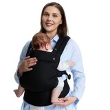 Momcozy otroški nosilec črne barve iz bombaža, BC001-BL12NB-A | Shoptok.si