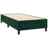  Okvir za krevet s oprugom tamnozeleni 100x200 cm baršunasti | shoptok.hr