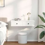 vidaXL Zidna polica s ladicama bijela 80x34x17 cm izrađeno drvo | shoptok.hr