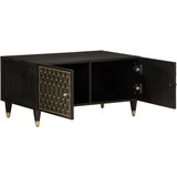 Klubska mizica 80x50x40 cm trden mangov les | Shoptok.si