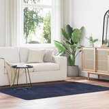 vidaXL Košata preproga mornarsko 130x200 cm poliester | Shoptok.si