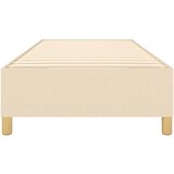  Okvir za krevet s oprugom krem 100 x 200 cm od tkanine | shoptok.hr