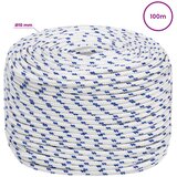  Višenamjensko pomoćno uže 10 mm 100 m Bijela i plava PP | shoptok.hr