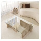 Hanah home Klub sto Escape 105x30x65cm Bež | Eponuda.ba