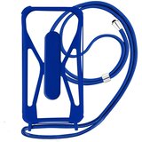 Avizar Univerzalna torbica z vrvico za pametni telefon, vogali, odporni proti udarcem in stojalo za video - modra, (20639972) | Shoptok.si