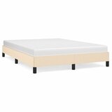 Maison Chic Posteljni okvir - Dvoposteljna postelja - Zakonska postelja brez vzmetnice krem 140x200 cm tkanina-J12212, (21770276) | Shoptok.si