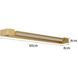  Brilagi-LED Kupatilsko osvetljenje za ogledalo AQUA LINE LED/18W/230V 60 cm IP44 zlatno | Eponuda.com
