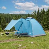 Kamping šator s krovom Plava 2 osobe Poliester i čelik Cijene