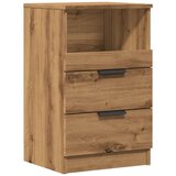 Maison Chic Nočna omarica - Nočna miza artisan hrast 40x36x65 cm inženirski les, (21686875) | Shoptok.si
