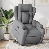 Maison Chic Naslanjač - Relax naslanjač s funkcijo vstajanja svetlo sivo blago, (22040343) | Shoptok.si