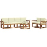 Set vanjskih sofa 7 kom. Prirodna i krem | shoptok.hr