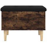  Klupa za pohranu boja hrasta 62x42x46 cm od konstruiranog drva | shoptok.hr