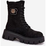 Boto Insulated work boots women's with decoration black Melisse | Shoptok.si