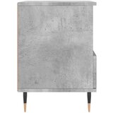  Noćni ormarići 2 kom boja betona 40x35x50 cm konstruirano drvo | shoptok.hr