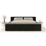 Maison de Rêve Tamno zeleni tapecirani bračni krevet s prostorom za odlaganje s podnicom 200x200 cm Voliera – | shoptok.hr