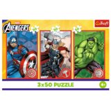 Puzzle 3x50 - Your hero / Disney Marvel The Avengers Trefl 34891 | Shoptok.si